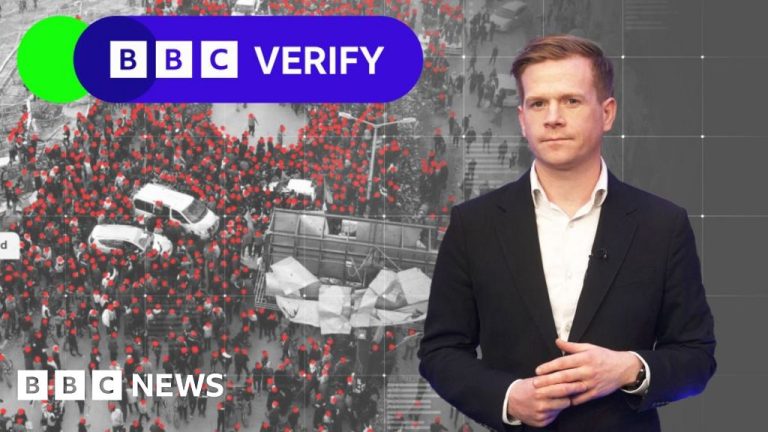 BBC Verify menganalisis video penyerahan sandera Hamas