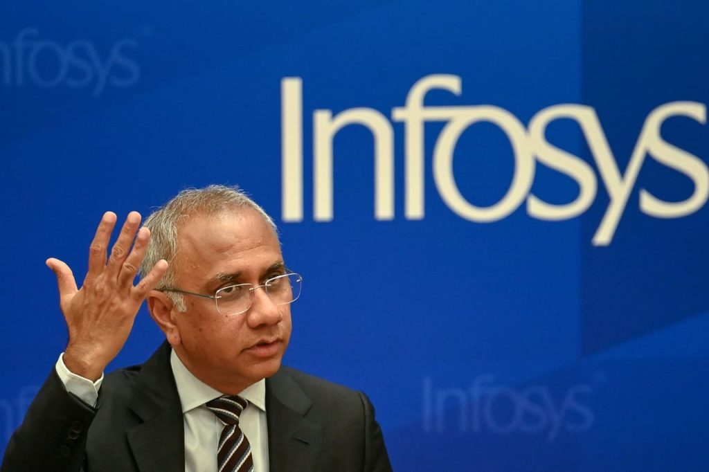 Raksasa outsourcing Infosys menaikkan panduan penjualan untuk ketiga kalinya. AI membantu.