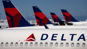 Delta Air Lines memangkas Outlook Penghasilan, mengirimkan saham ke bawah